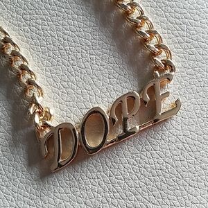 17 INCH DOPE GOLD TONE CHAIN